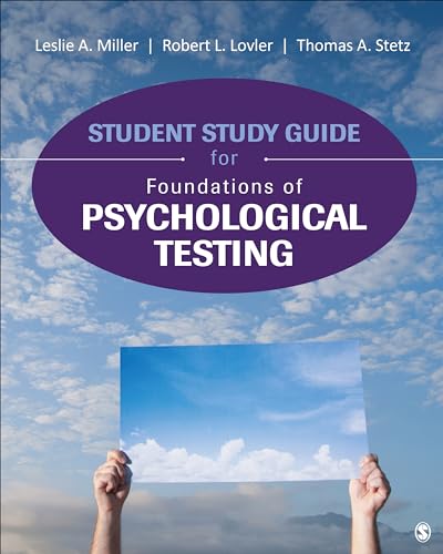 Beispielbild fr Student Study Guide for Foundations of Psychological Testing zum Verkauf von Blackwell's