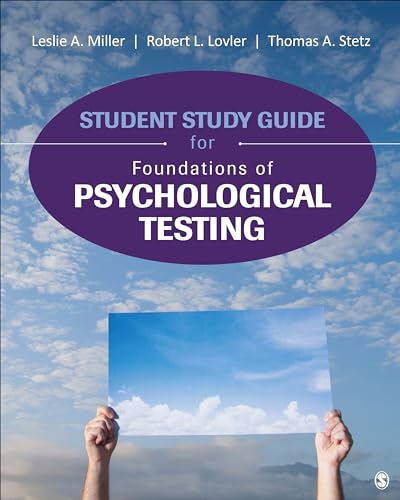 Stock image for Student Study Guide for Foundations of Psychological Testing for sale by BooksRun