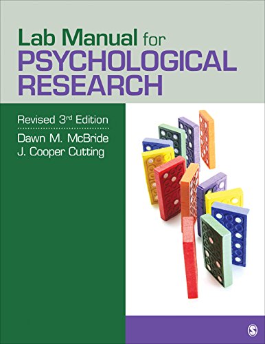 Imagen de archivo de Lab Manual for Psychological Research a la venta por Better World Books: West