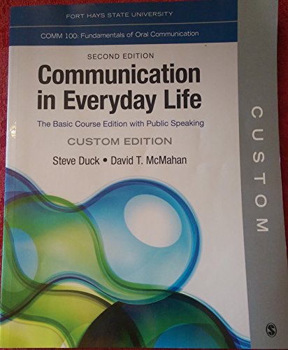 Stock image for Communication in Everyday Life for sale by Cronus Books