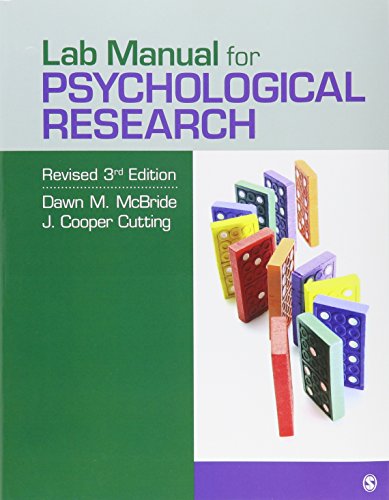 9781506323510: BUNDLE: McBride: The Process of Research in Psychology 3e + McBride: Lab Manual for Psychological Research Revised 3e