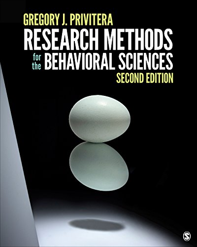 9781506326573: Research Methods for the Behavioral Sciences