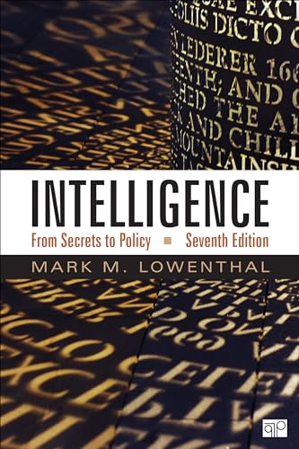 Imagen de archivo de Intelligence; From Secrets to Policy 7th Edition a la venta por HPB-Red