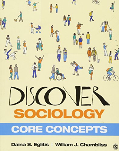 Imagen de archivo de Discover Sociology: Core Concepts a la venta por Indiana Book Company