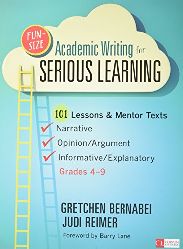 Imagen de archivo de BUNDLE: Bernabei: Fun-Size Academic Writing for Serious Learning + Grammar Keepers + Text Structures from the Masters: Bernabei on Writing a la venta por HPB-Red