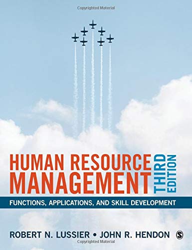 Imagen de archivo de Human Resource Management: Functions, Applications, and Skill Development a la venta por BooksRun