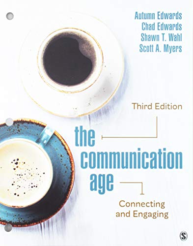 Beispielbild fr The Communication Age: Connecting and Engaging zum Verkauf von BooksRun