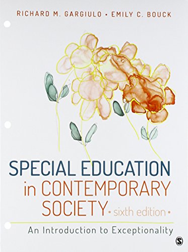 Beispielbild fr Special Education in Contemporary Society: An Introduction to Exceptionality zum Verkauf von BooksRun