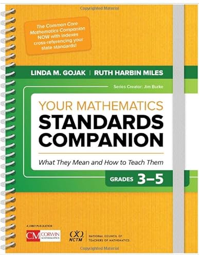 Beispielbild fr Your Mathematics Standards Companion, Grades 3-5 zum Verkauf von Blackwell's