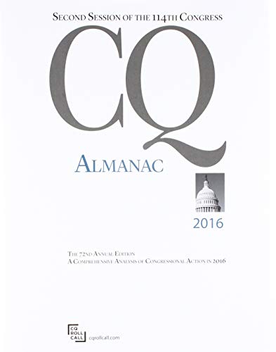 Beispielbild fr CQ Almanac 2016: 114th Congress, 2nd Session: Vol 72 zum Verkauf von Revaluation Books