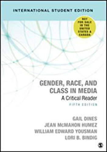 Stock image for Gender, Race, and Class in Media: A Critical Reader for sale by PAPER CAVALIER US