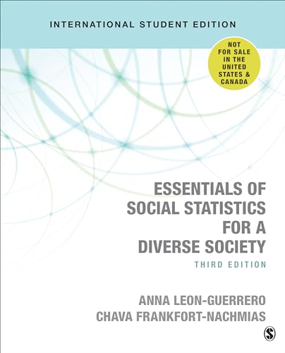 Beispielbild fr Essentials of Social Statistics for a Diverse Society zum Verkauf von Blackwell's