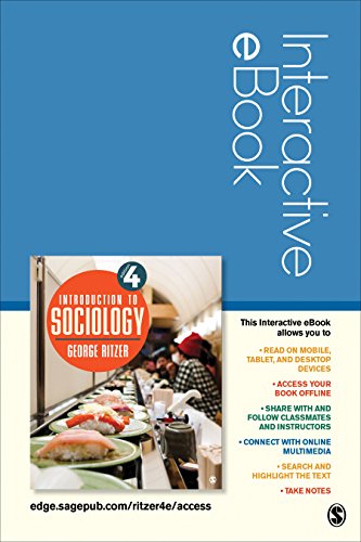 Beispielbild fr Introduction to Sociology Interactive eBook zum Verkauf von BookHolders