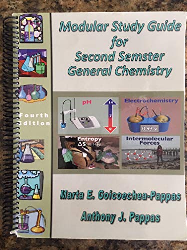 Stock image for Modular Study Guide for Second Semster General Chemistry for sale by Better World Books