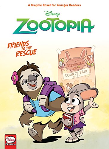Stock image for Disney Zootopia: Friends to the Rescue (Younger Readers Graphic Novel) for sale by Better World Books: West