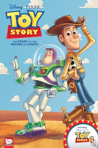 Stock image for DisneyPIXAR Toy Story 1-4: The Story of the Movies in Comics for sale by Irish Booksellers