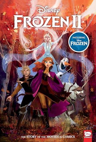 Beispielbild fr Disney Frozen and Frozen 2: The Story of the Movies in Comics zum Verkauf von Goodwill of Colorado