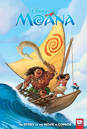 Beispielbild fr Disney Moana: The Story of the Movie in Comics zum Verkauf von ThriftBooks-Dallas