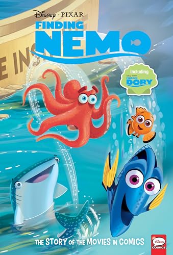 Stock image for Disney/PIXAR Finding Nemo and Finding Dory: The Story of the Movies in Comics for sale by Better World Books