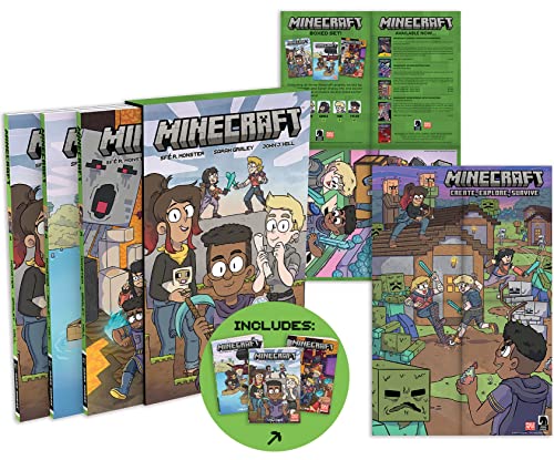 Imagen de archivo de Minecraft Boxed Set (Graphic Novels) a la venta por Ebooksweb