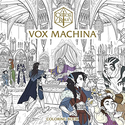 Stock image for Critical Role: Vox Machina Coloring Book for sale by HPB Inc.
