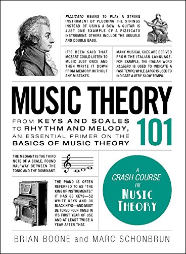 Beispielbild fr Music Theory 101: From keys and scales to rhythm and melody, an essential primer on the basics of music theory (Adams 101 Series) zum Verkauf von Goodwill Books