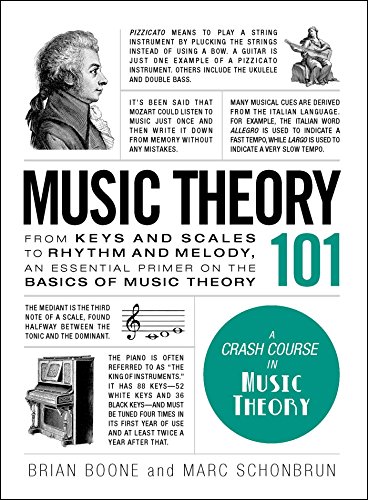 9781507203668: Music Theory 101: From keys and scales to rhythm and melody, an essential primer on the basics of music theory (Adams 101 Series)
