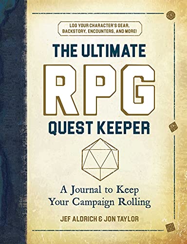 Stock image for The Ultimate RPG Quest Keeper: A Journal to Keep Your Campaign Rolling (Ultimate Role Playing Game Series) for sale by Goodwill of Colorado