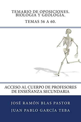 Imagen de archivo de Temario de Oposiciones. Biologia y Geologia. Temas 56 a 60.: Acceso al Cuerpo de Profesores de Ensenanza Secundaria a la venta por THE SAINT BOOKSTORE