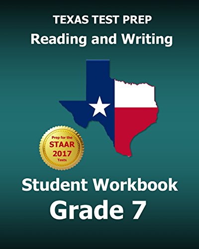 Beispielbild fr TEXAS TEST PREP Reading and Writing Student Workbook Grade 7: Covers the TEKS Writing Standards zum Verkauf von HPB-Red