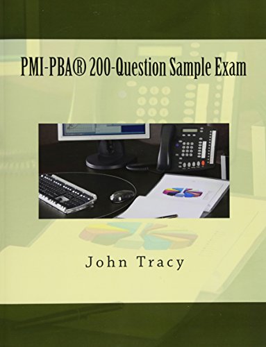 Imagen de archivo de PMI-PBA� 200-Question Sample Exam a la venta por Wonder Book