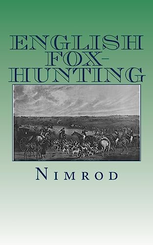 Beispielbild fr English Fox-Hunting zum Verkauf von Lucky's Textbooks