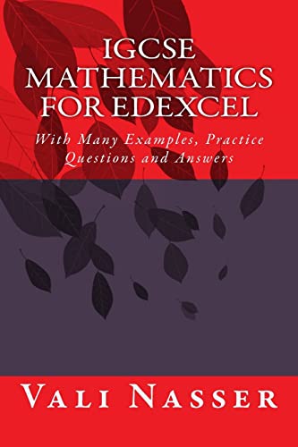 Beispielbild fr IGCSE Mathematics for Edexcel: With Many Examples, Practice Questions and Answers zum Verkauf von Reuseabook