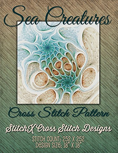 9781508426196: Sea Creatures Fractal Cross Stitch Pattern