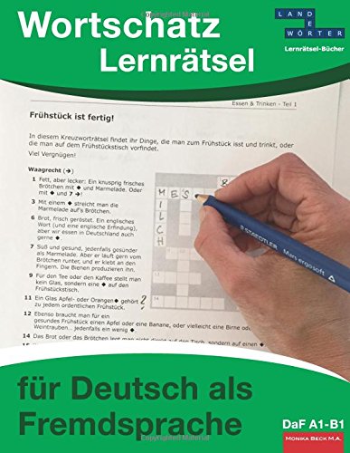 9781508437284: Wortschatz-Lernrtsel fr Deutsch als Fremdsprache: DaF A1-B1