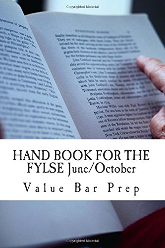 Beispielbild fr Study Guide: Hand Book for the Fylse, June/October: Recommended Fylse Study Book zum Verkauf von Revaluation Books