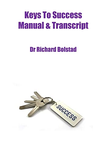 Stock image for Keys to Success Manual and Transcript for sale by THE SAINT BOOKSTORE