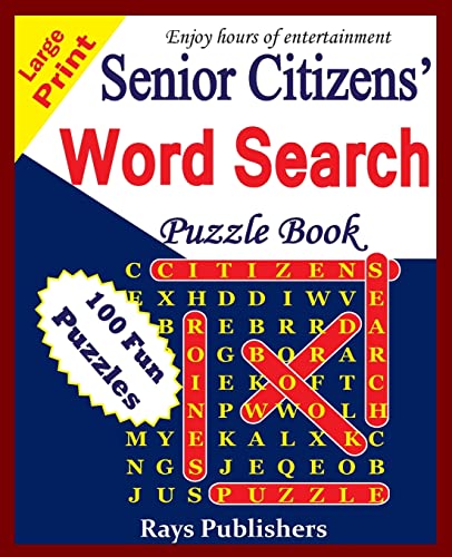 Beispielbild fr Senior Citizens' word search puzzle book zum Verkauf von SecondSale