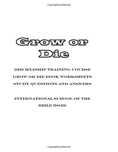 Beispielbild fr Grow or Die Work Worksheets zum Verkauf von Revaluation Books