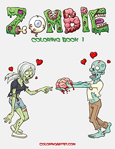 Beispielbild fr Zombie Coloring Book 1: Volume 1 zum Verkauf von WorldofBooks