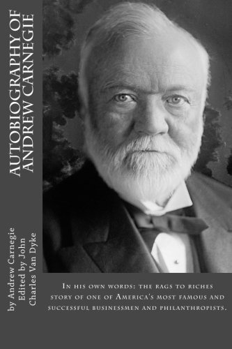 Beispielbild fr Autobiography of Andrew Carnegie zum Verkauf von Revaluation Books