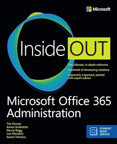 Stock image for Microsoft Office 365 Administration Inside Out (Includes Current Book Service) for sale by HPB-Red