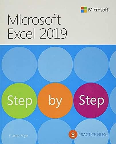 Beispielbild fr Microsoft Excel 2019 Step by Step zum Verkauf von BooksRun