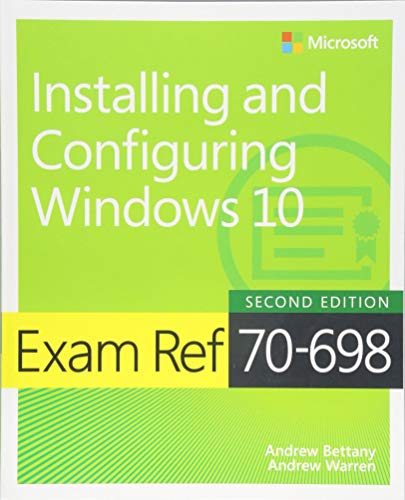 Stock image for Exam Ref 70-698 Installing and Configuring Windows 10 for sale by Books Unplugged