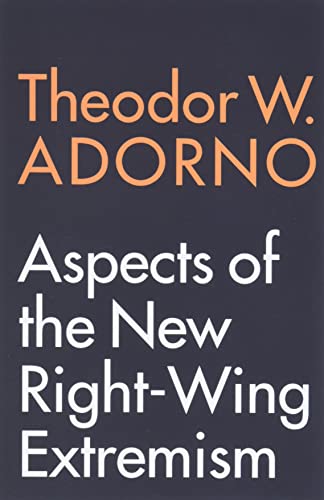 Beispielbild fr Aspects of the New Right-Wing Extremism Format: Paperback zum Verkauf von INDOO