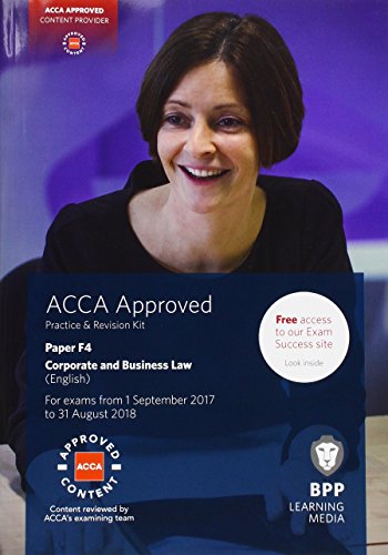 9781509708550: ACCA F4 Corporate and Business Law (English): Practice and Revision Kit