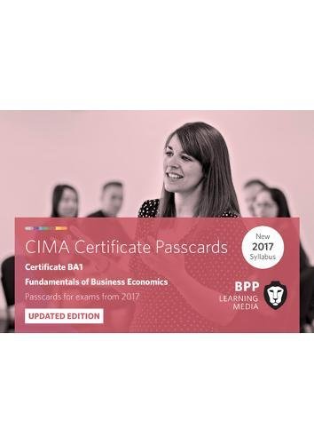 9781509711703: CIMA BA1 Fundamentals of Business Economics: Passcards