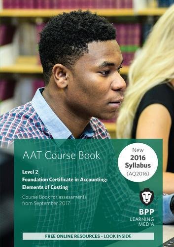 Beispielbild fr AAT Elements of Costing: Coursebook zum Verkauf von AwesomeBooks