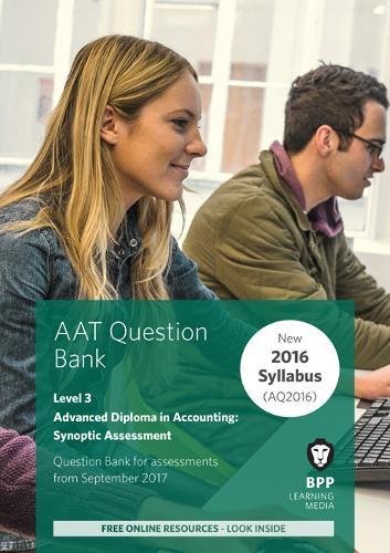 Beispielbild fr AAT Advanced Diploma in Accounting Level 3 Synoptic Assessment: Question Bank zum Verkauf von AwesomeBooks