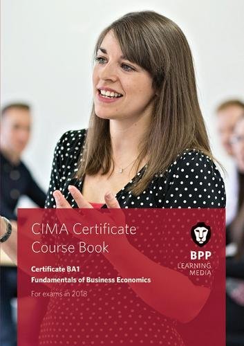 9781509714339: CIMA BA1 Fundamentals of Business Economics: Coursebook